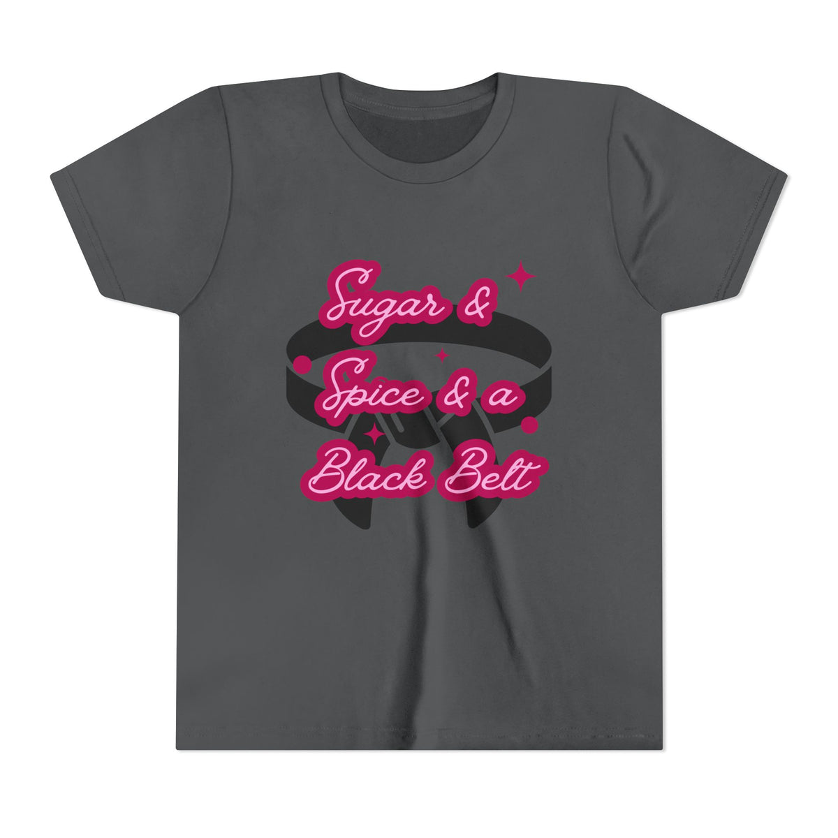 Sugar and Spice and a Black Belt -  Bold Retro Graphic