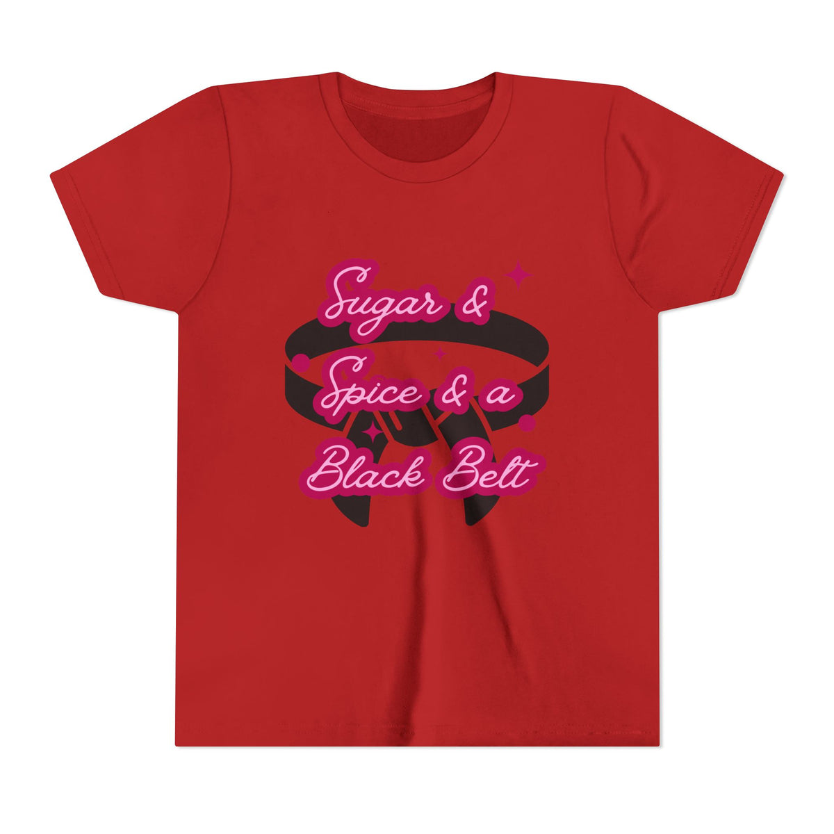 Sugar and Spice and a Black Belt -  Bold Retro Graphic