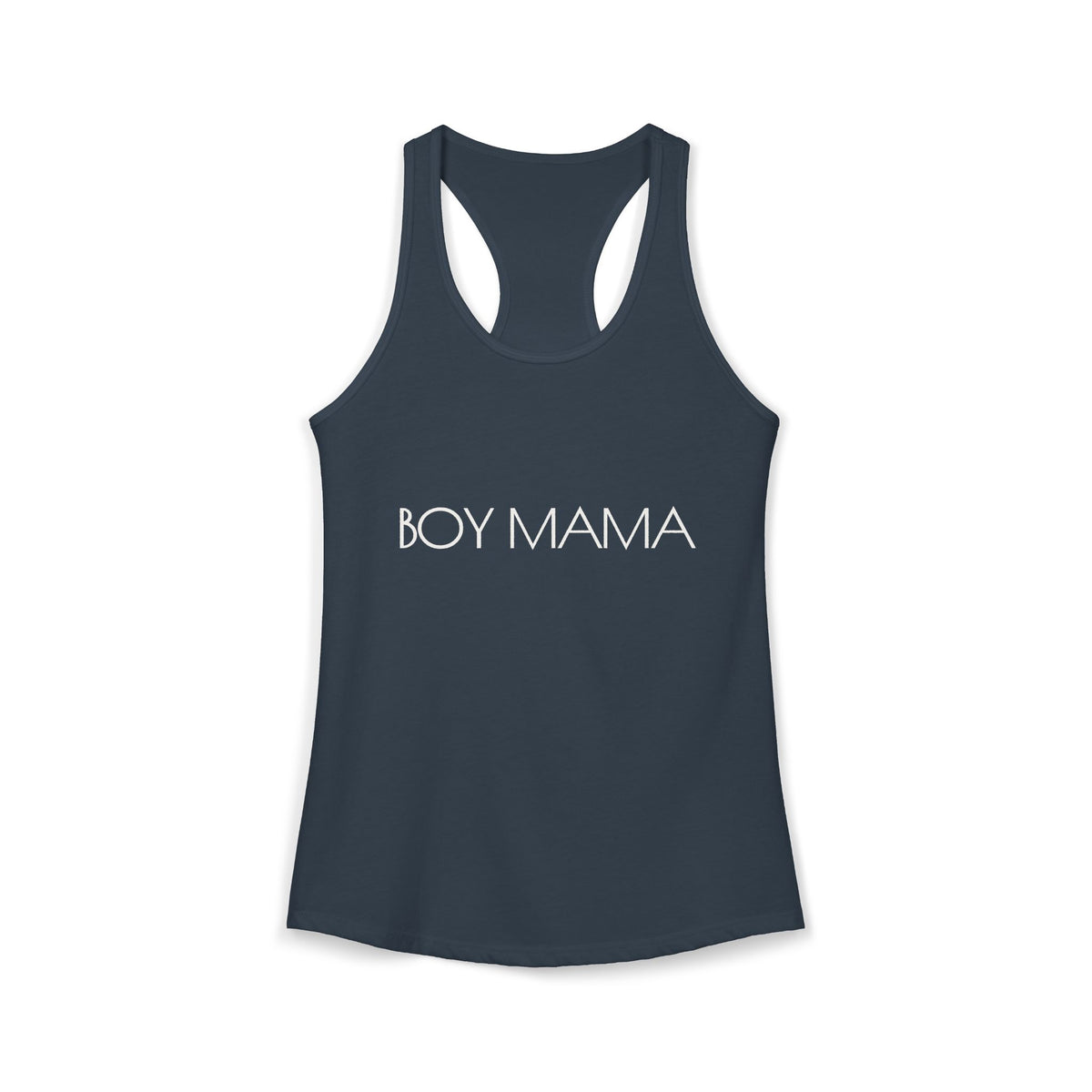 Boy Mama Women's Ideal Racerback Tank