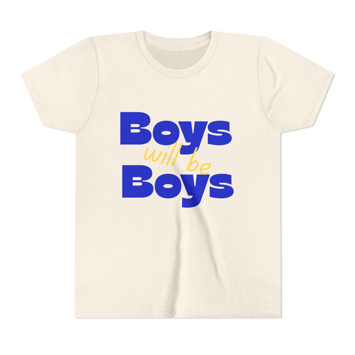Youth Tee — "Boys Will Be Boys" Bold Retro Graphic