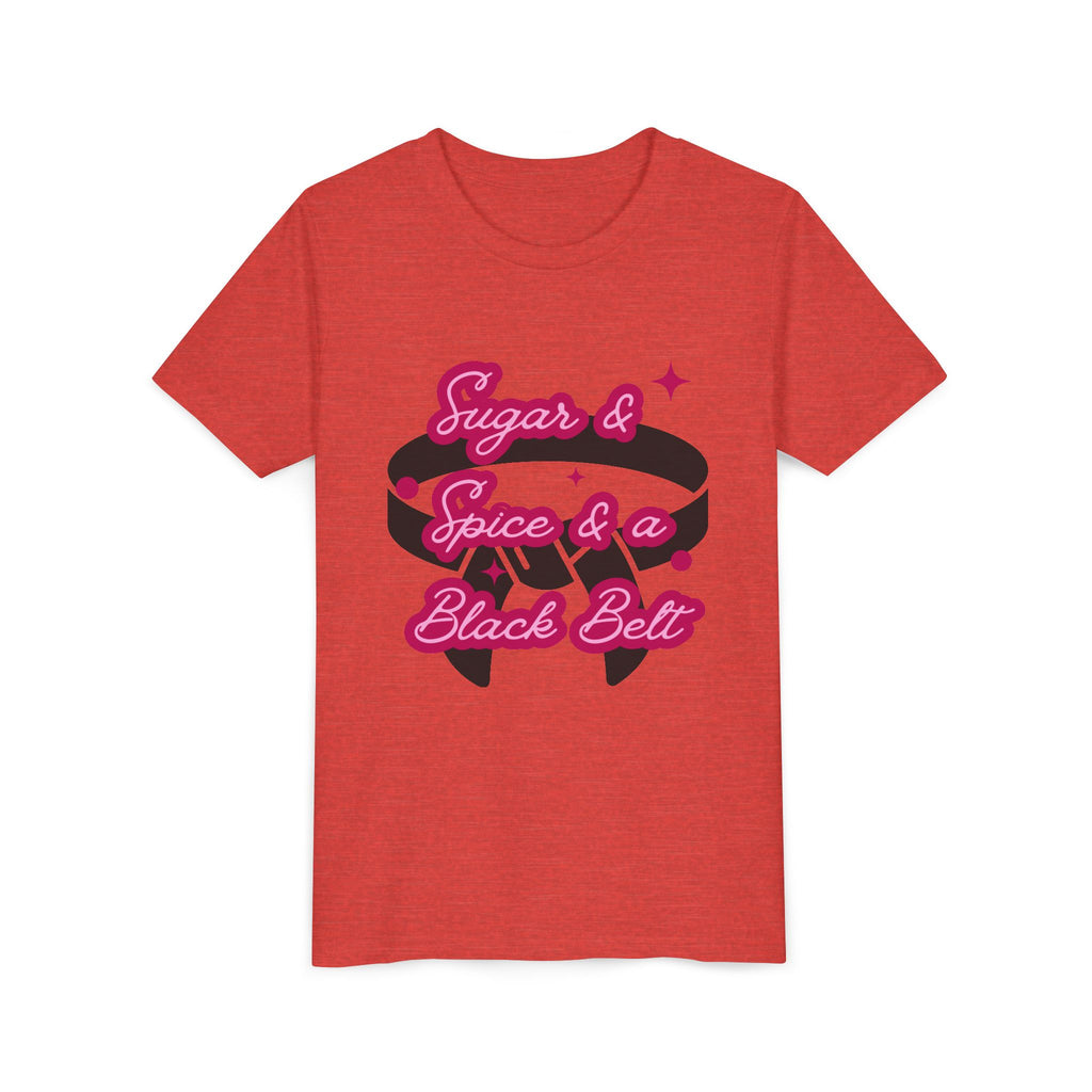 Sugar and Spice and a Black Belt -  Bold Retro Graphic
