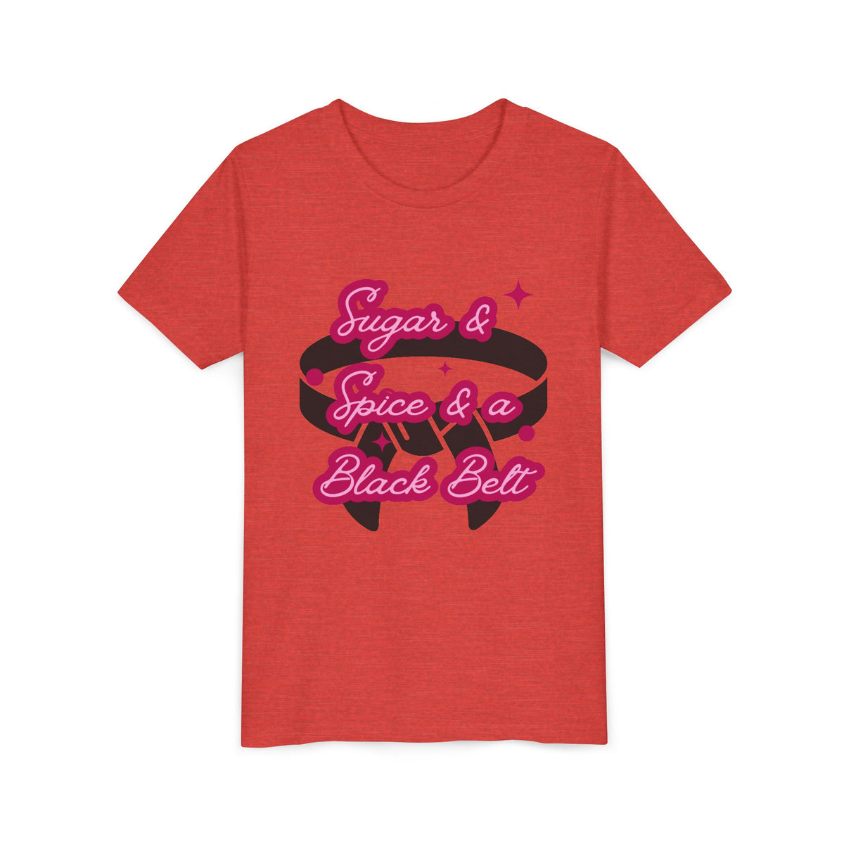 Sugar and Spice and a Black Belt -  Bold Retro Graphic