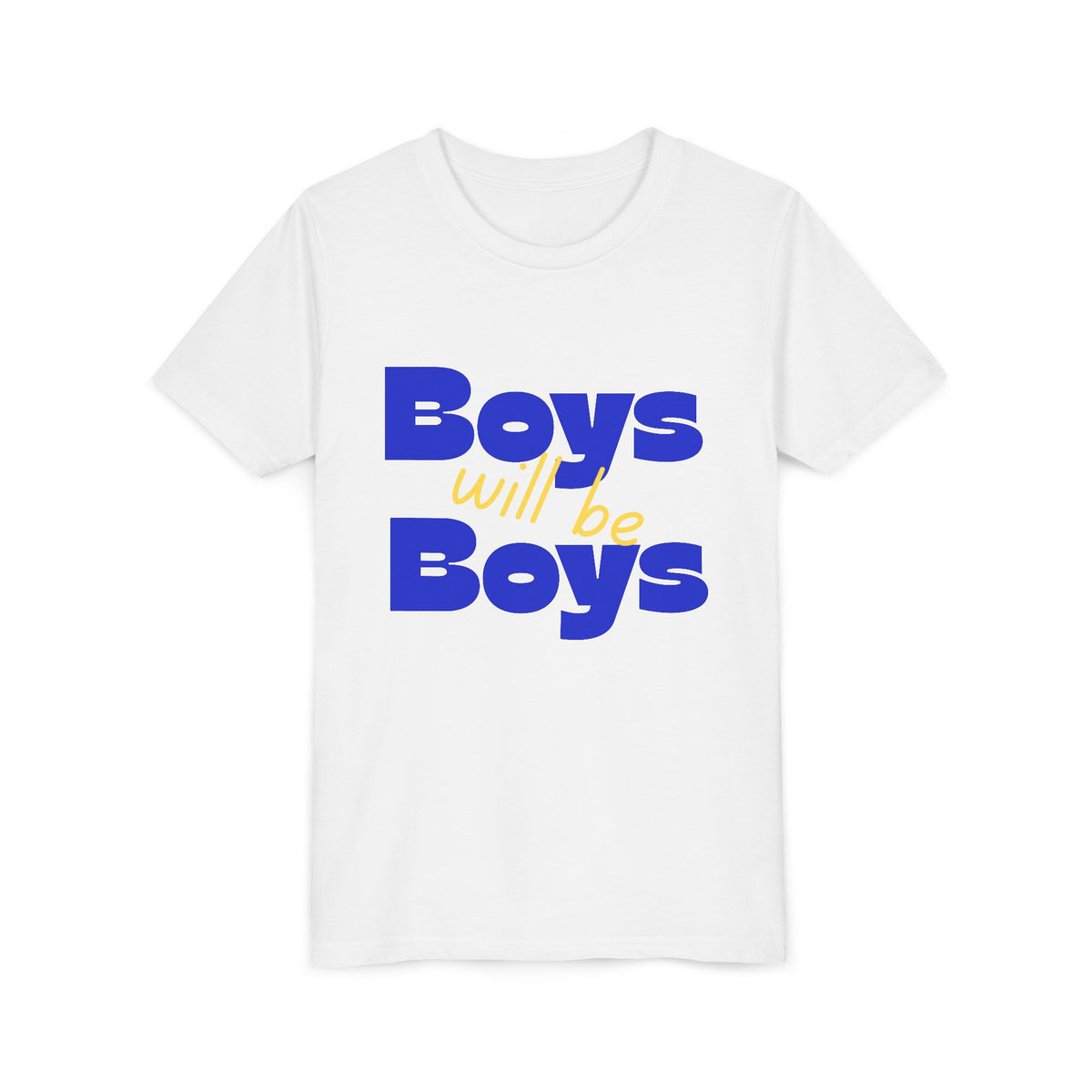 Youth Tee — "Boys Will Be Boys" Bold Retro Graphic