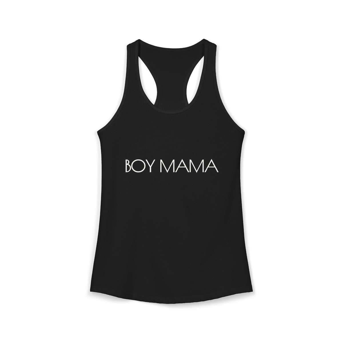 Boy Mama Women's Ideal Racerback Tank
