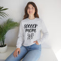 Soccer Mom Crewneck Sweatshirt – Cute Soccer Ball Bow Graphic