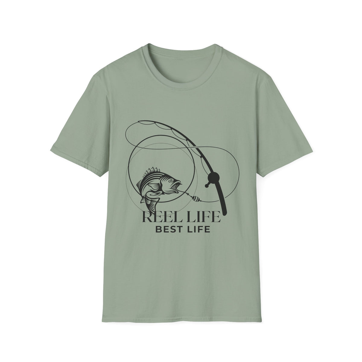 Reel Life Best Life T-Shirt — Fishing Tee