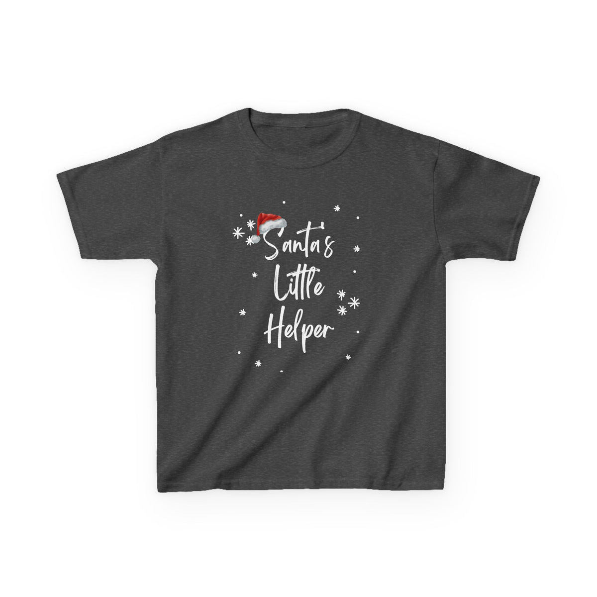 Kids T-Shirt — "Santa's Little Helper" Christmas Tee for Toddlers & Kids