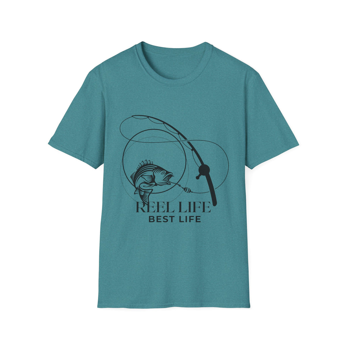 Reel Life Best Life T-Shirt — Fishing Tee