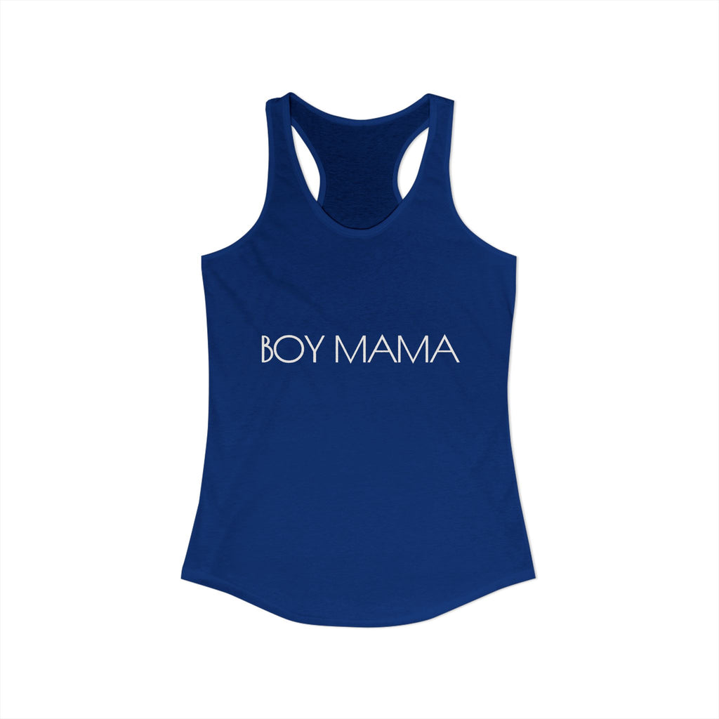 Boy Mama Women's Ideal Racerback Tank