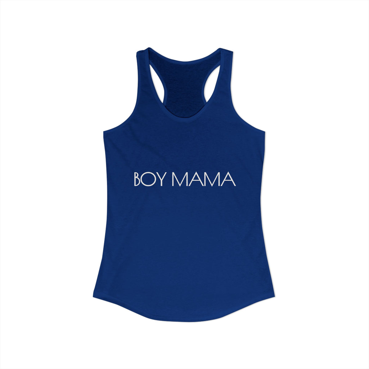 Boy Mama Women's Ideal Racerback Tank
