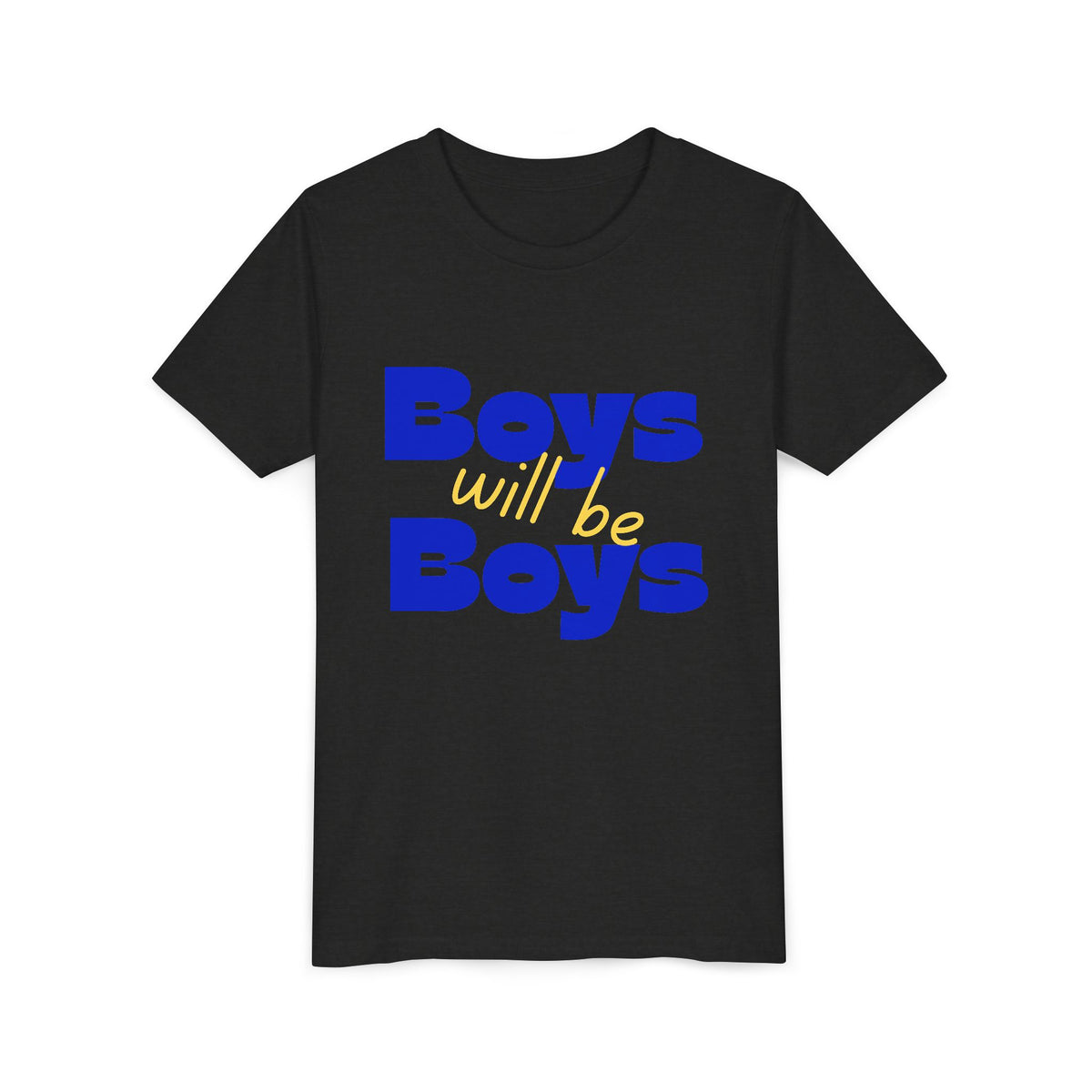 Youth Tee — "Boys Will Be Boys" Bold Retro Graphic