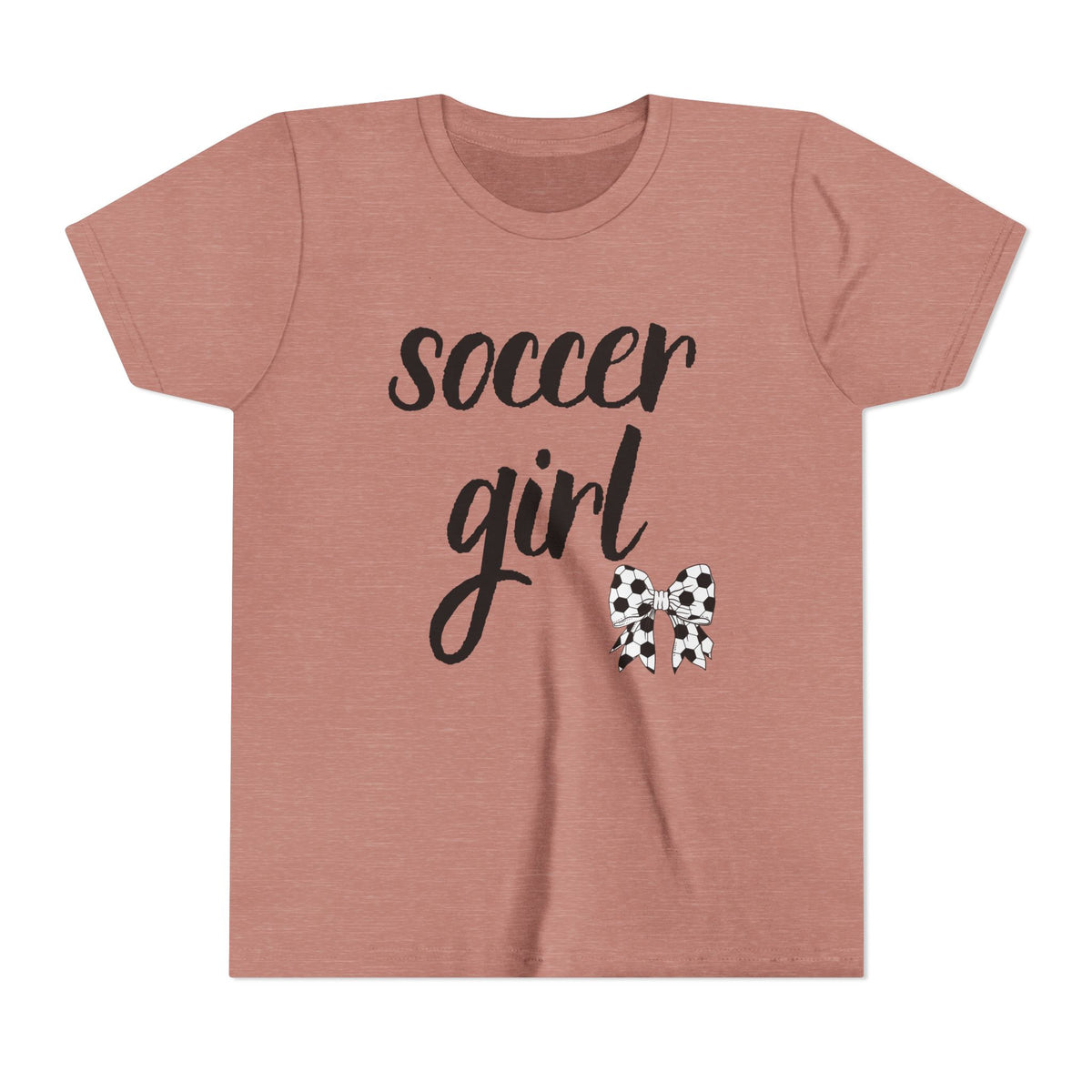 Soccer Girl Youth Tee - Cute Kids' Sports T-Shirt