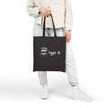 Type A Graphic Tote Bag — Bold Lips Design Cotton Canvas Tote