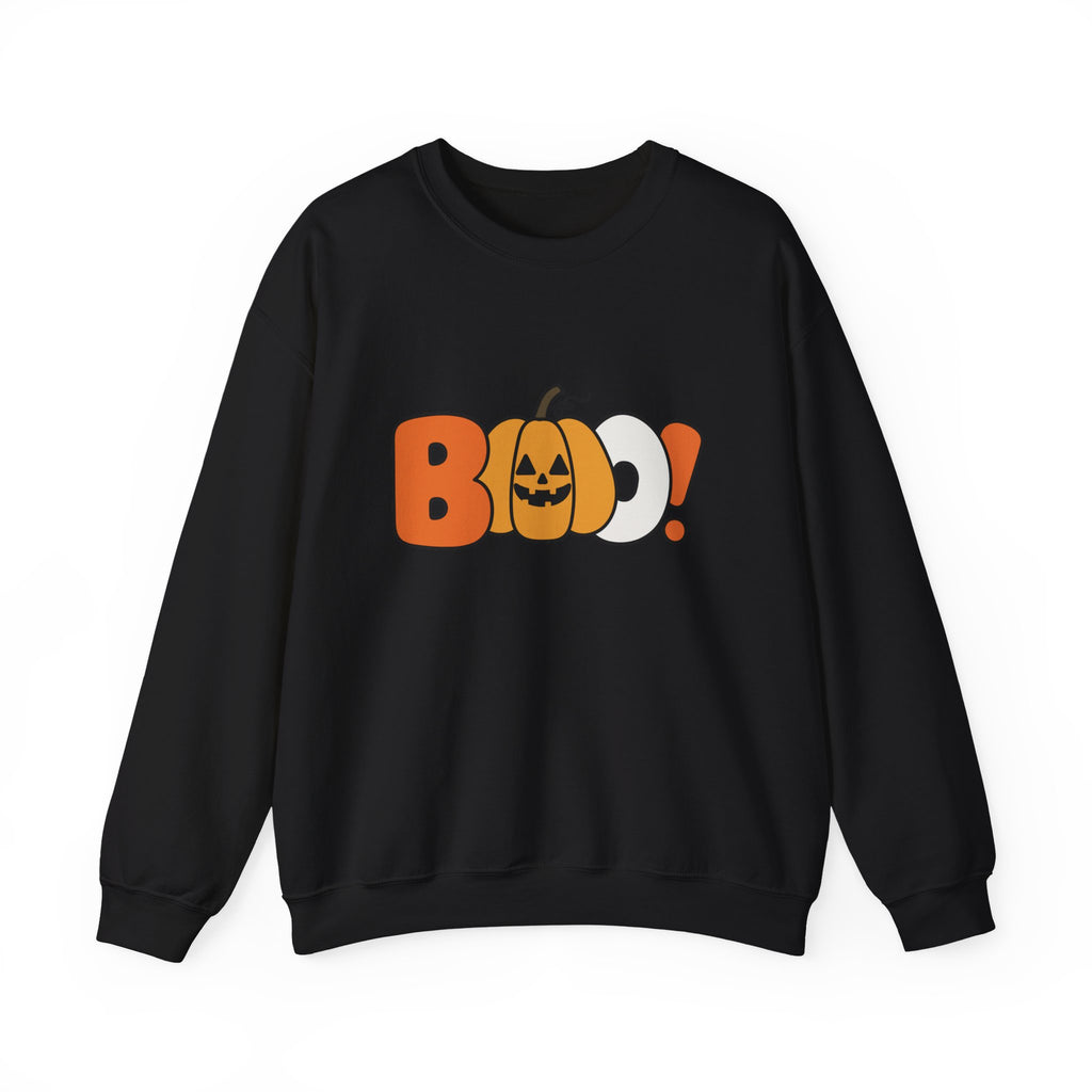 Halloween 'Boo!' Pumpkin Crewneck Sweatshirt
