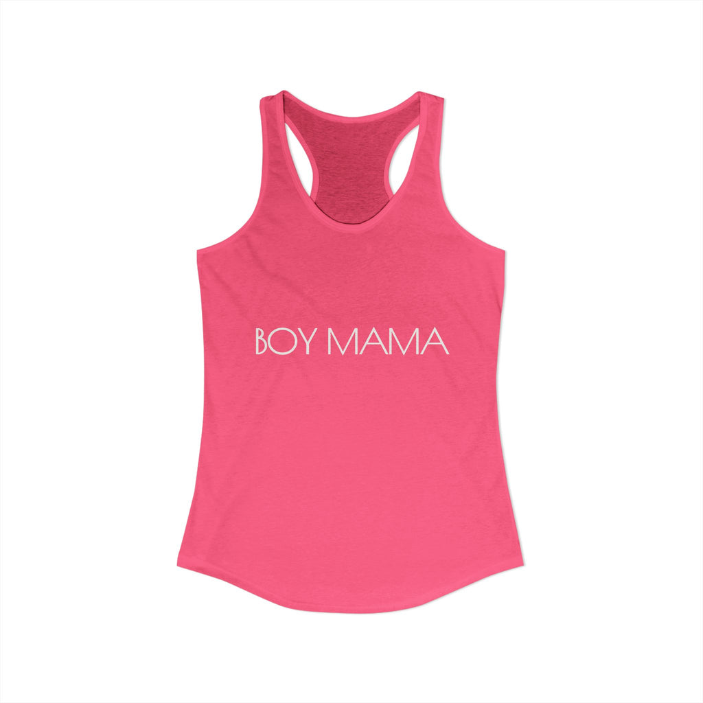 Boy Mama Women's Ideal Racerback Tank