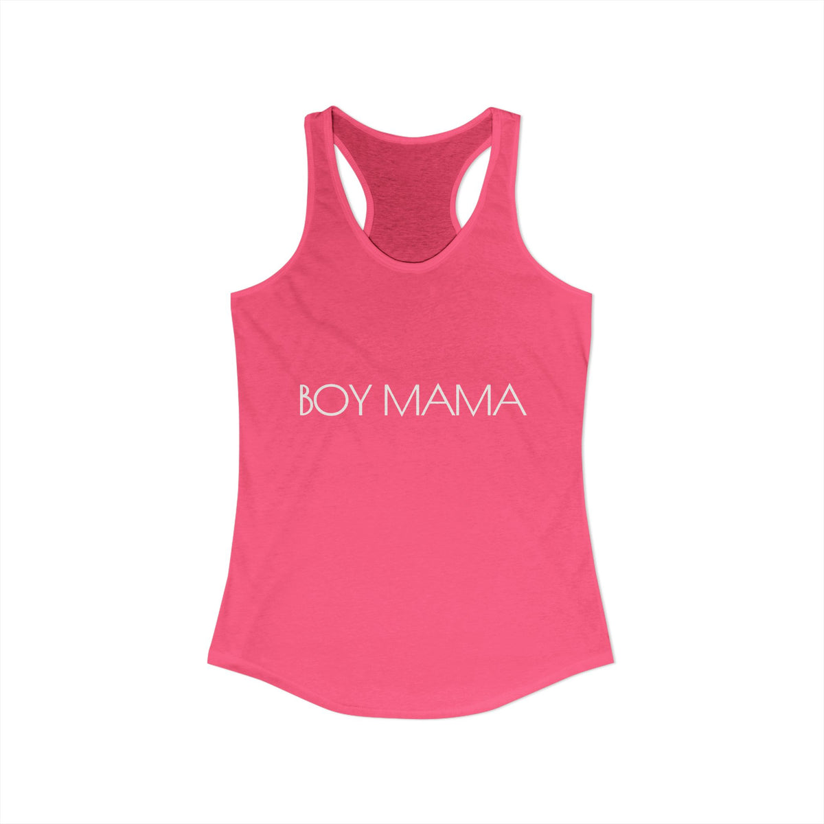 Boy Mama Women's Ideal Racerback Tank