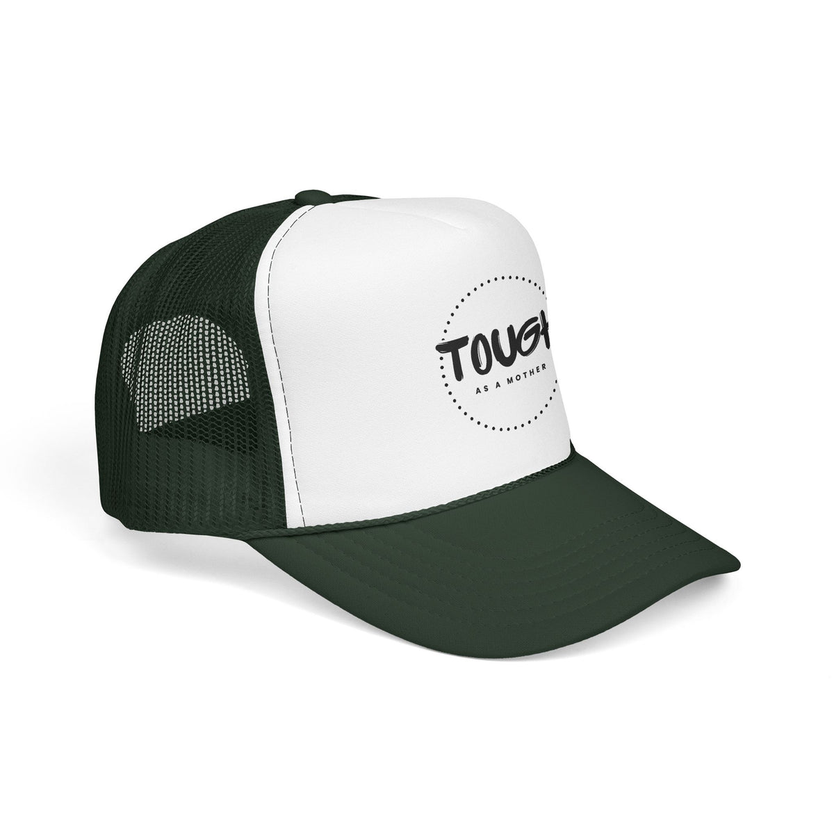 Tough As A Mother Trucker Hat — Retro Foam Mesh Cap for Moms
