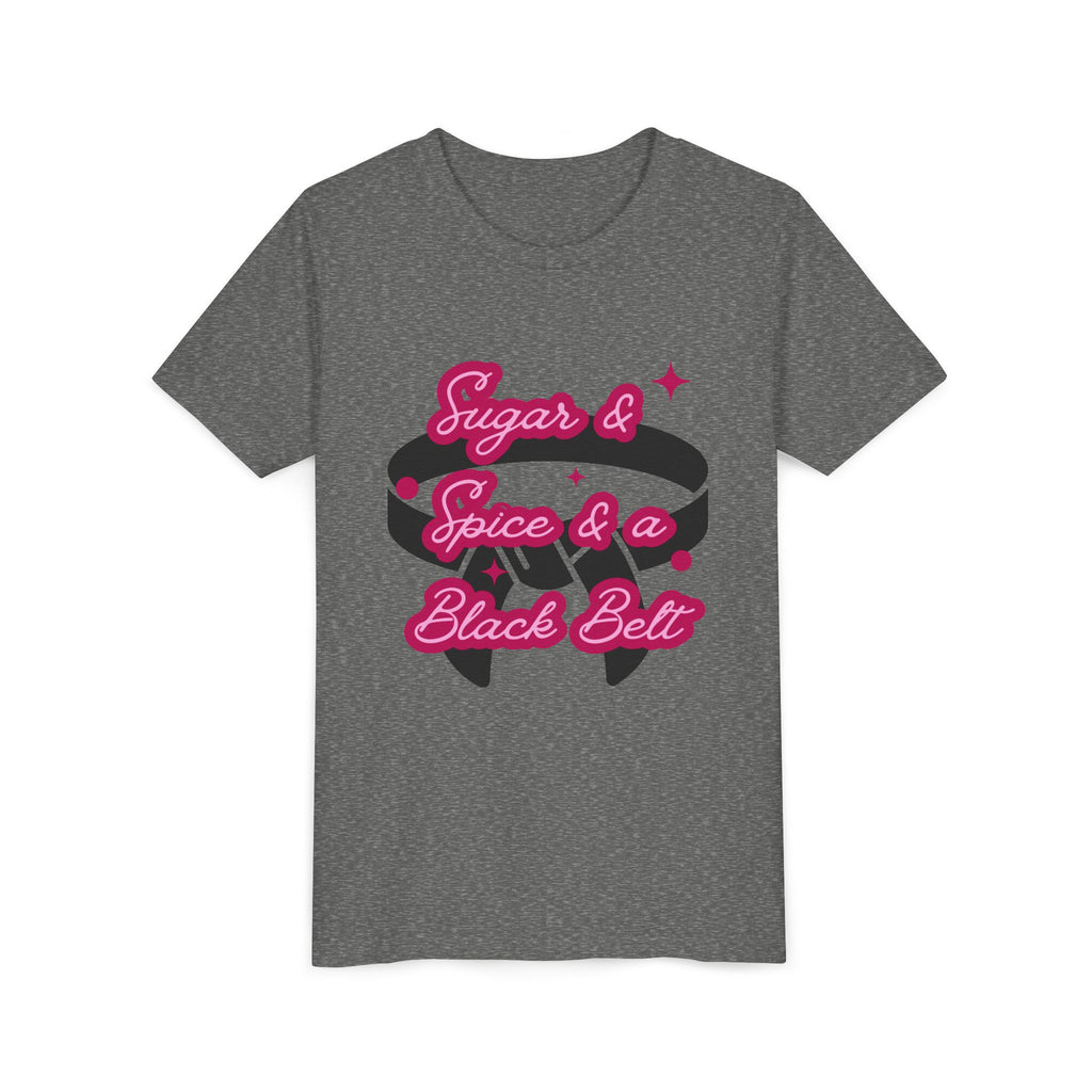 Sugar and Spice and a Black Belt -  Bold Retro Graphic