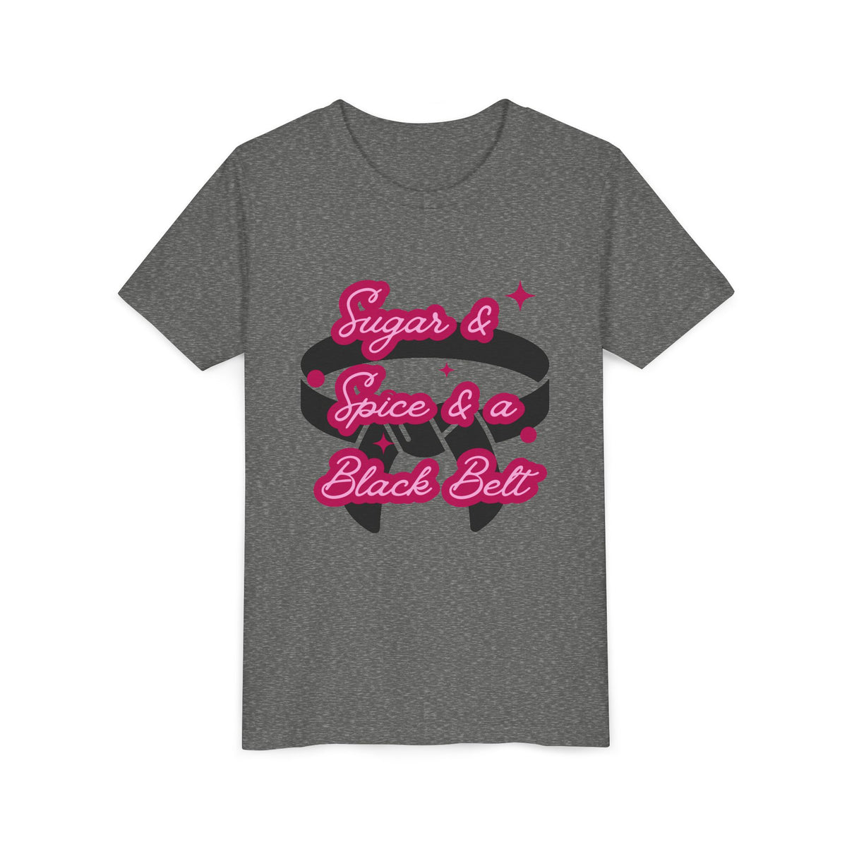 Sugar and Spice and a Black Belt -  Bold Retro Graphic