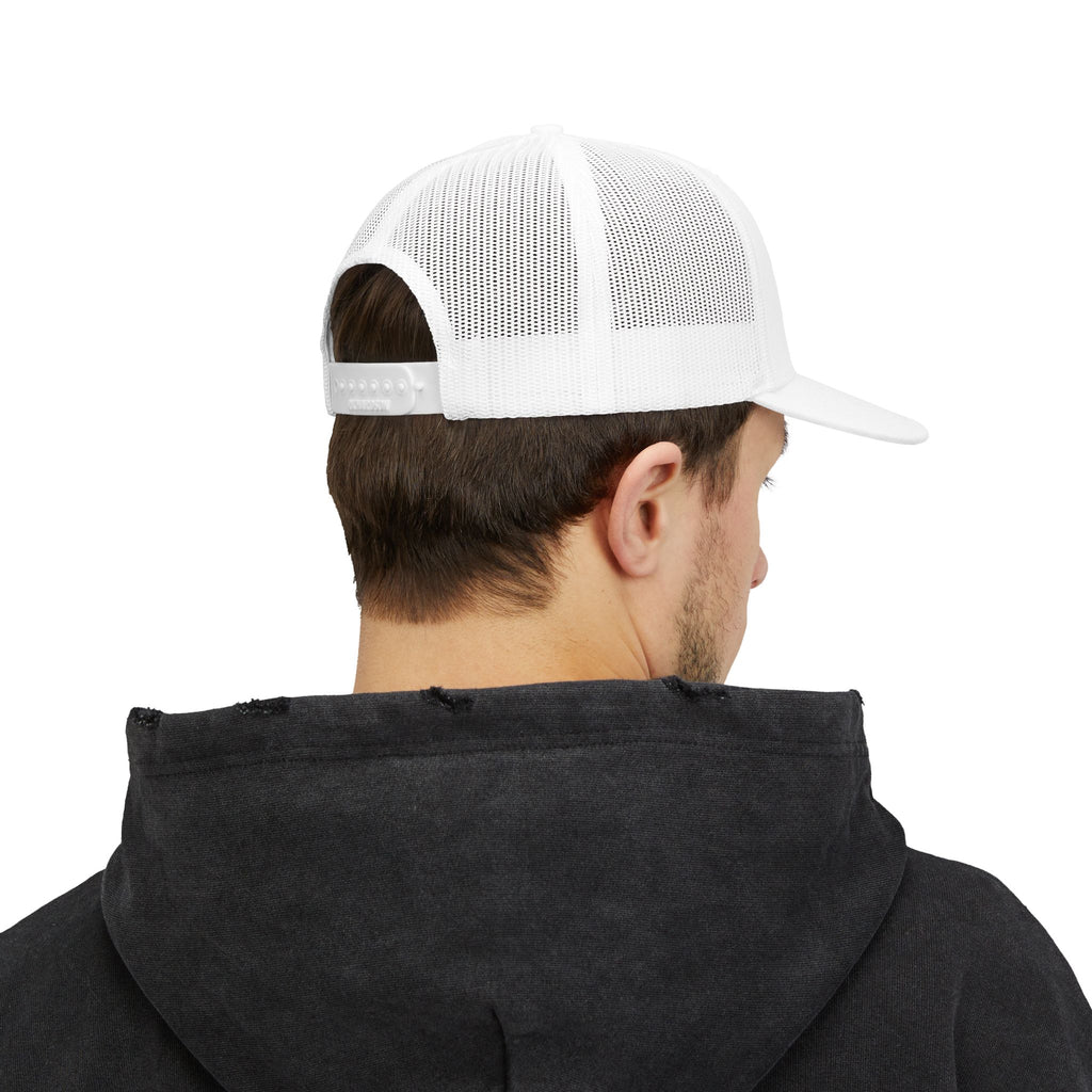 Dad Gang Snapback Trucker Hat — Embroidered Retro Dad Cap, Father's Day Gift