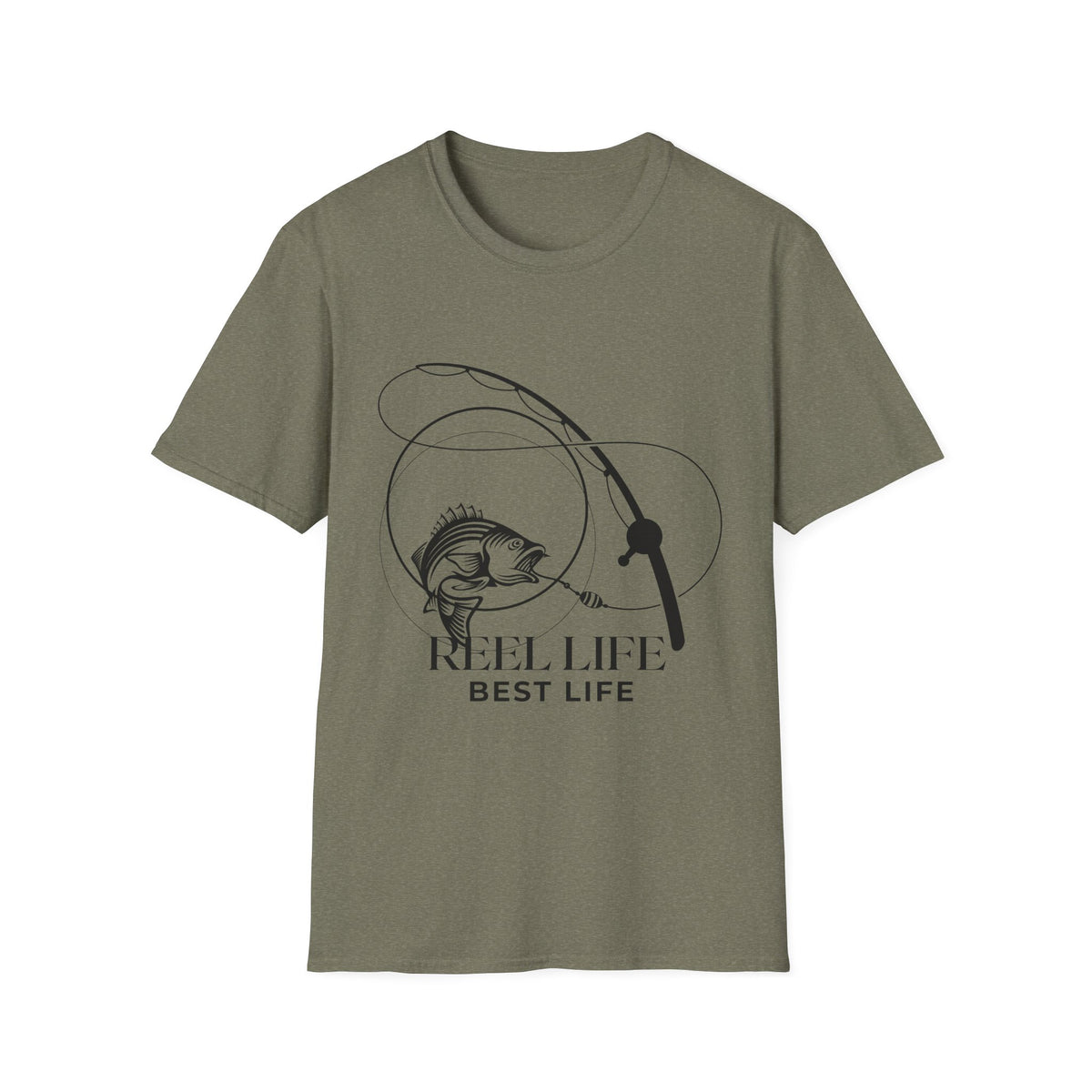 Reel Life Best Life T-Shirt — Fishing Tee