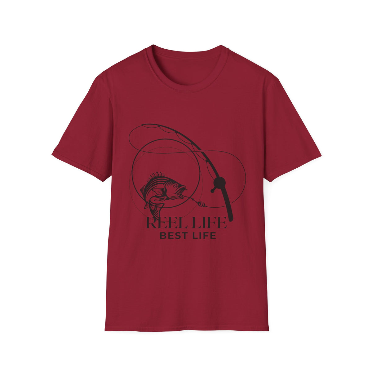 Reel Life Best Life T-Shirt — Fishing Tee