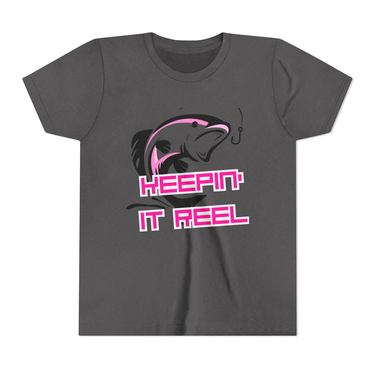 Youth Fishing Tee - "Keepin' It Reel" Graphic Shirt