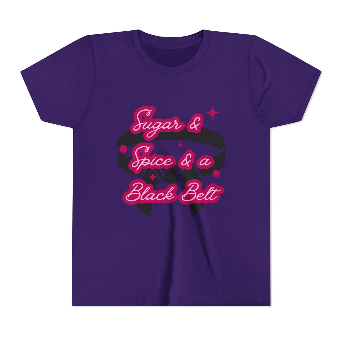 Sugar and Spice and a Black Belt -  Bold Retro Graphic