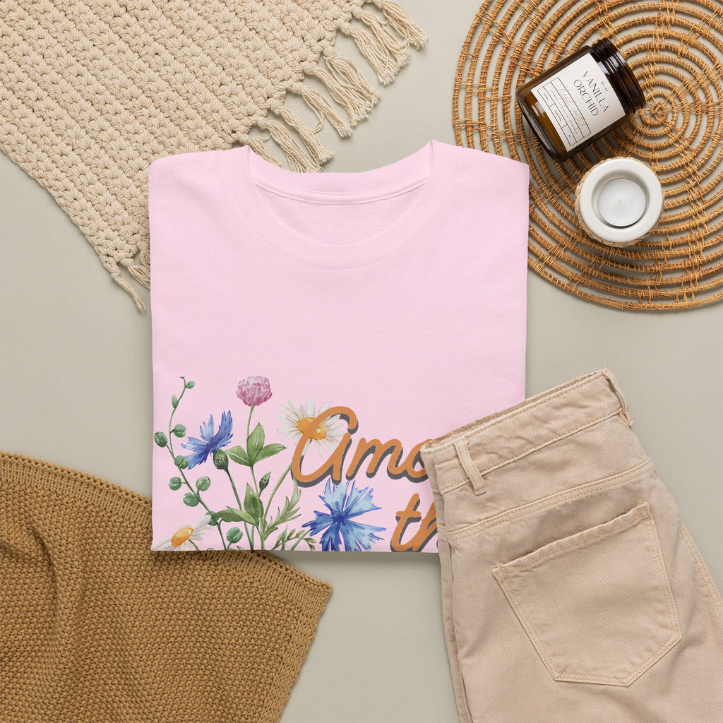Among the Wild Flowers Tee — Floral Graphic T-Shirt