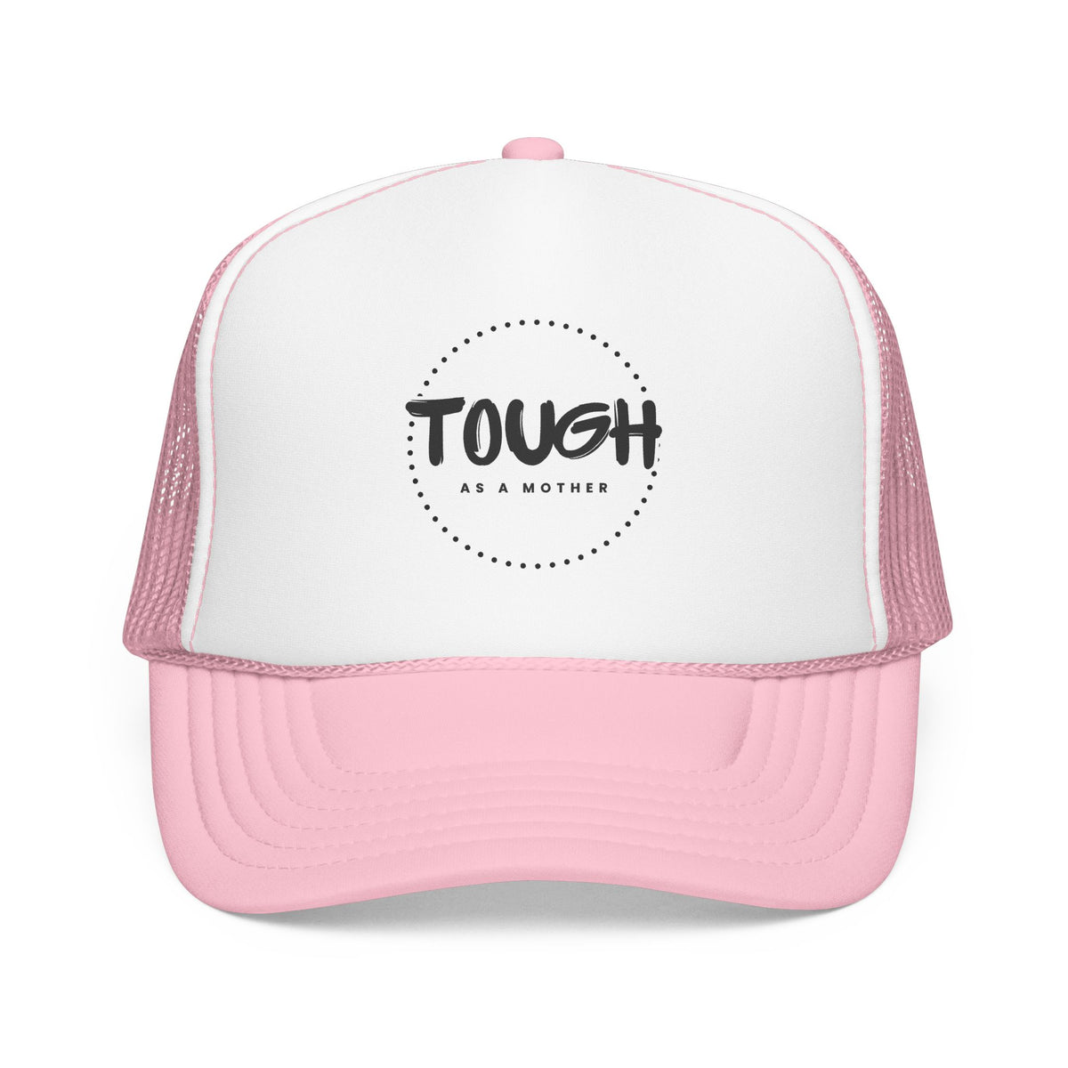 Tough As A Mother Trucker Hat — Retro Foam Mesh Cap for Moms