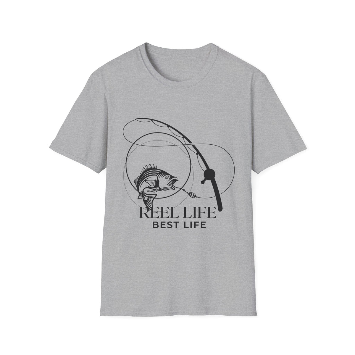 Reel Life Best Life T-Shirt — Fishing Tee