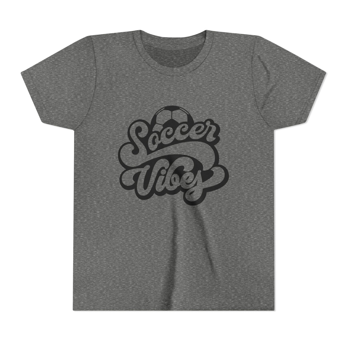 Soccer Vibes Youth Tee - Cute Kids' Sports T-Shirt