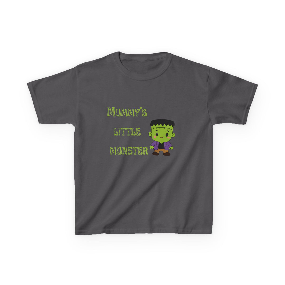 Kids Tee — "Mummy's Little Monster" Halloween T‑Shirt (Cute Frankenstein)