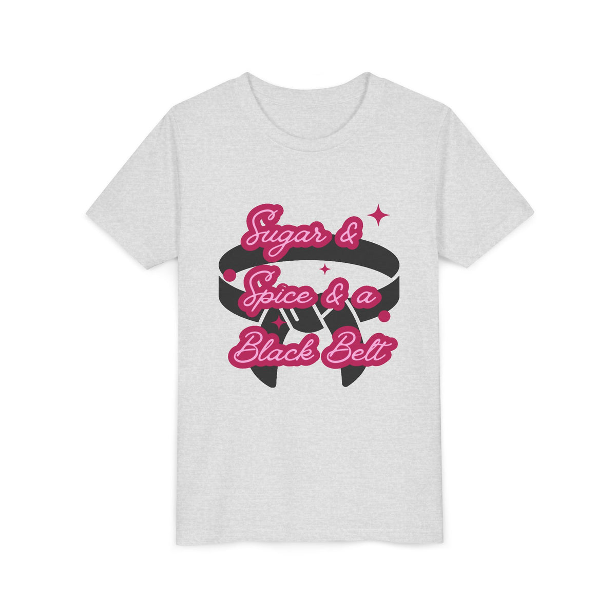 Sugar and Spice and a Black Belt -  Bold Retro Graphic