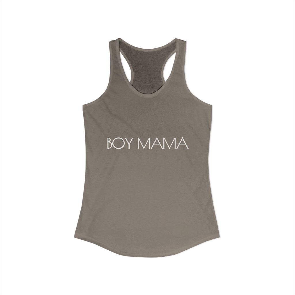 Boy Mama Women's Ideal Racerback Tank