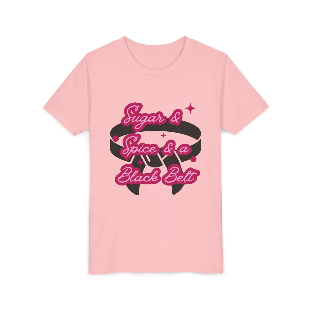 Sugar and Spice and a Black Belt -  Bold Retro Graphic