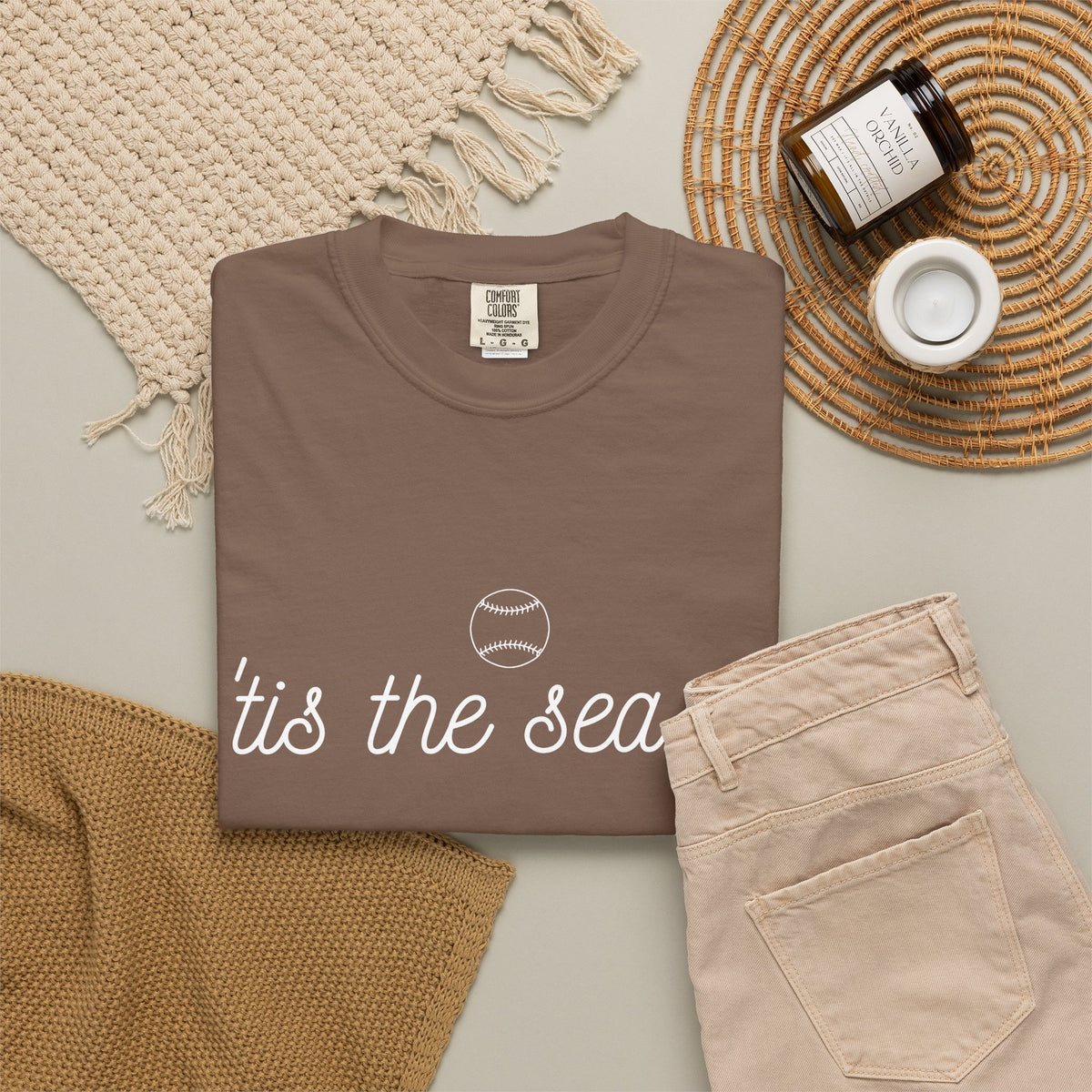 Women's T-Shirt — 'tis the season' Baseball Tee