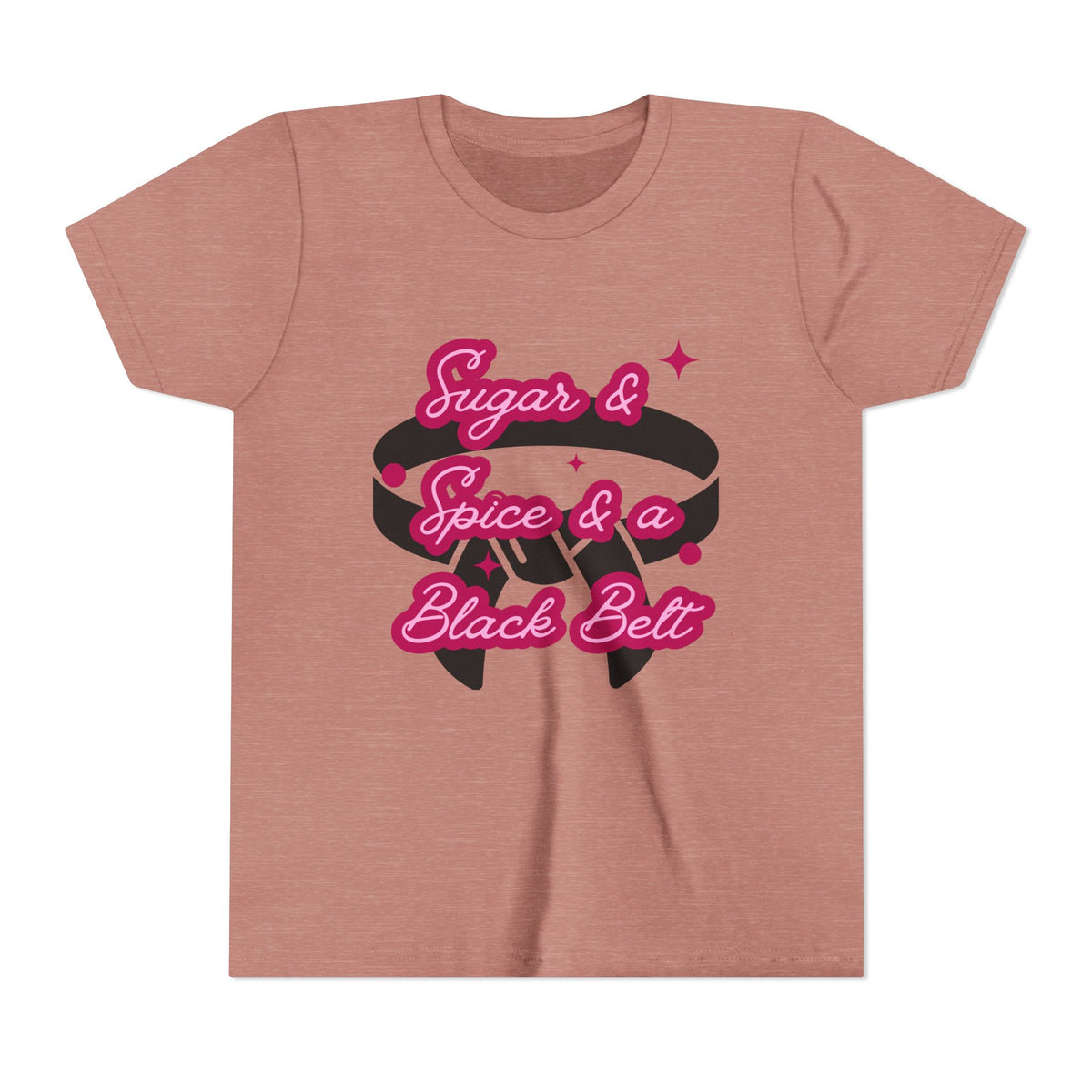 Sugar and Spice and a Black Belt -  Bold Retro Graphic