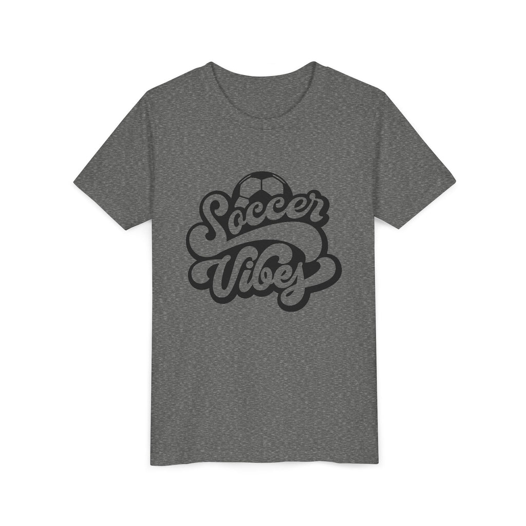 Soccer Vibes Youth Tee - Cute Kids' Sports T-Shirt