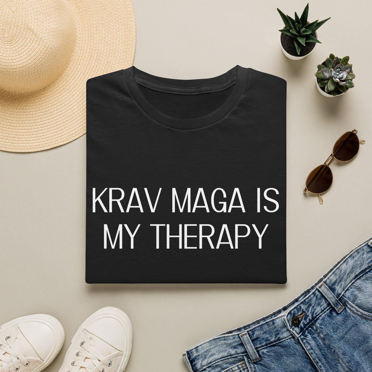Krav Maga Is My Therapy T-Shirt