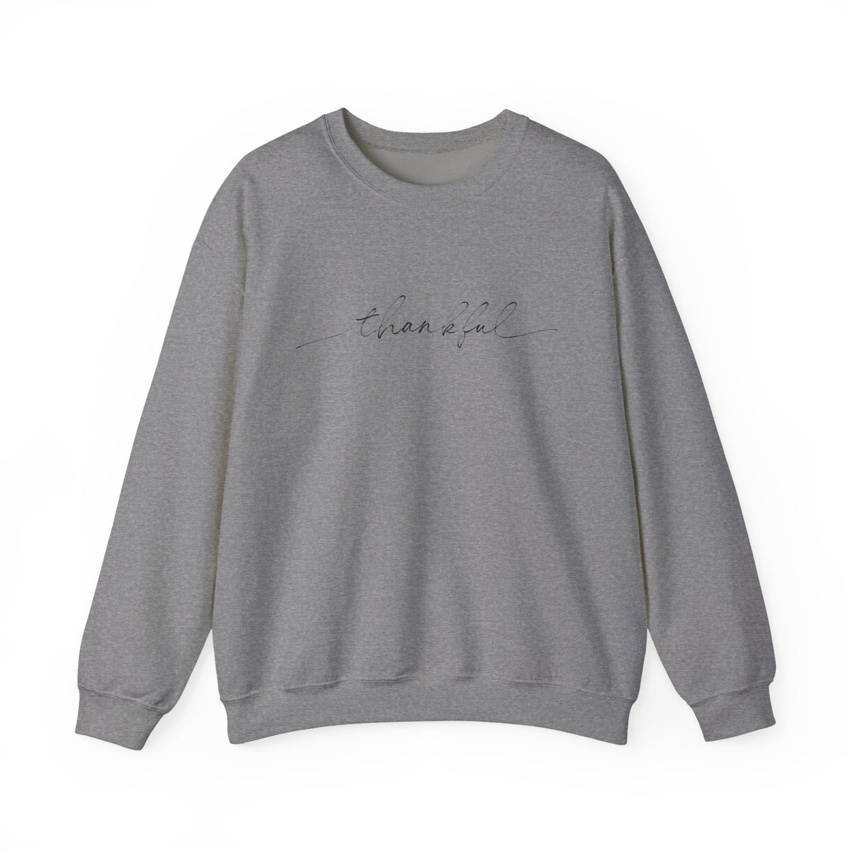 Thankful Script Crewneck Sweatshirt