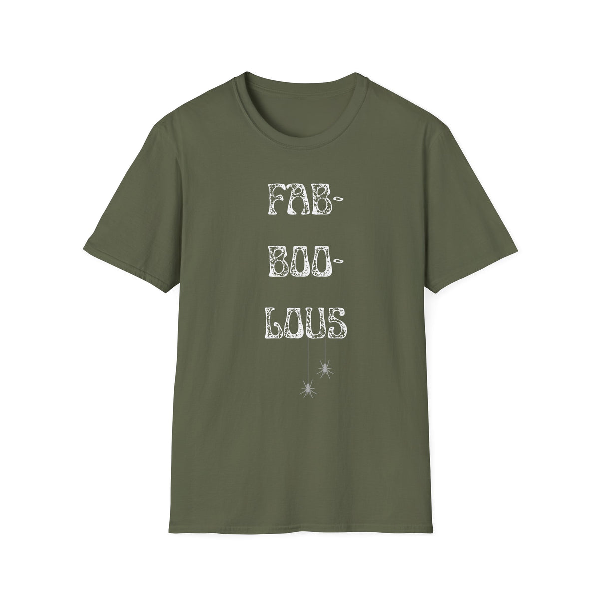 FAB BOO LOUS Women's T-Shirt — Minimal Crew Neck Tee for Halloween