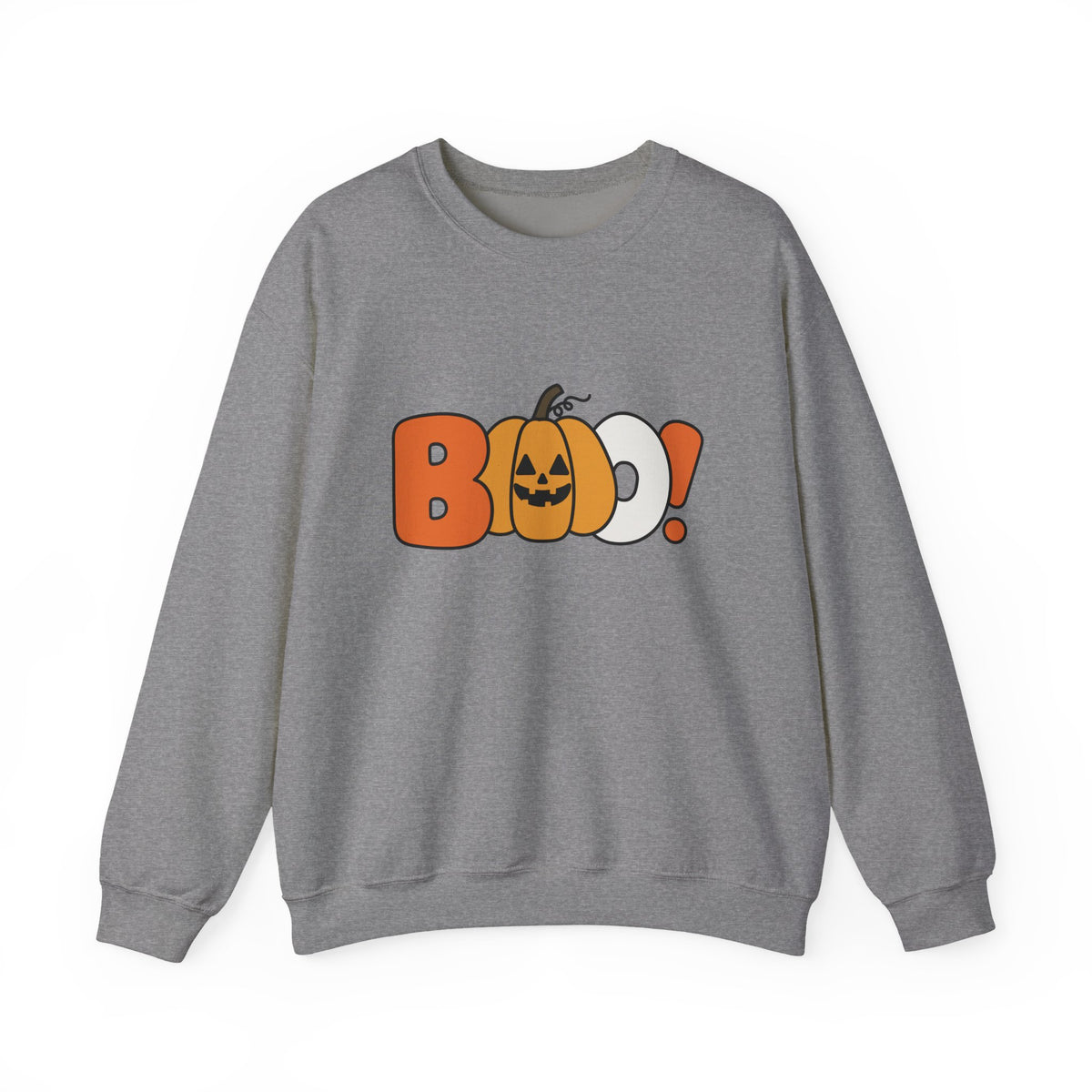 Halloween 'Boo!' Pumpkin Crewneck Sweatshirt