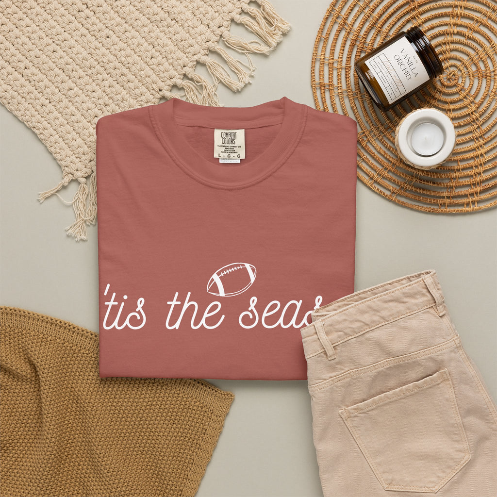 Women's T-Shirt — 'tis the season' Football Tee
