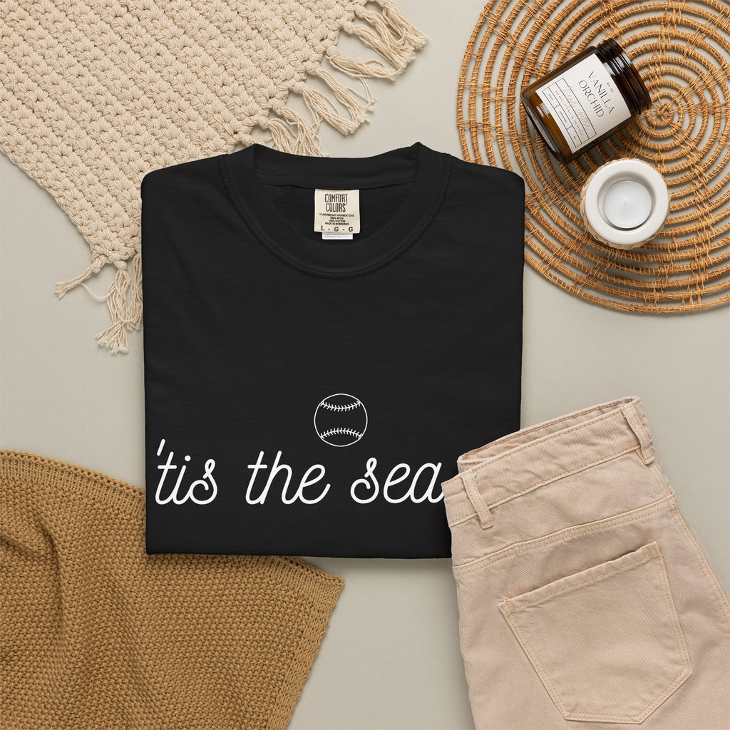 Women's T-Shirt — 'tis the season' Baseball Tee