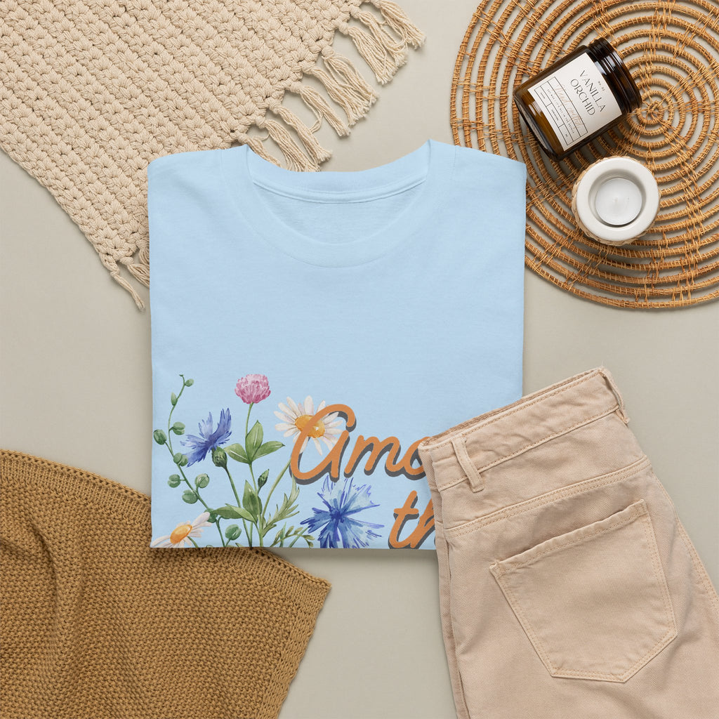 Among the Wild Flowers Tee — Floral Graphic T-Shirt