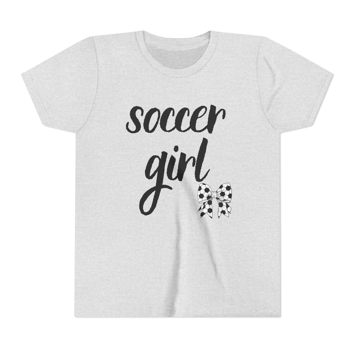Soccer Girl Youth Tee - Cute Kids' Sports T-Shirt