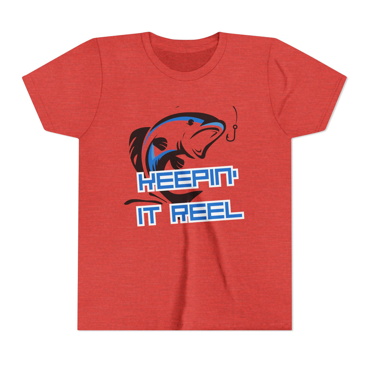 Youth Fishing Tee - "Keepin' It Reel" Graphic Shirt