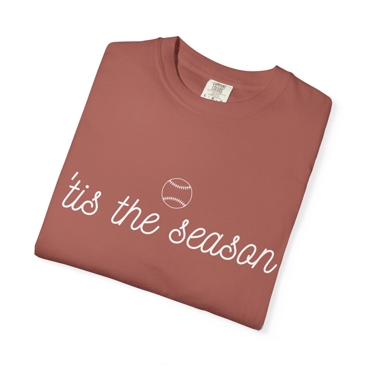 Women's T-Shirt — 'tis the season' Baseball Tee