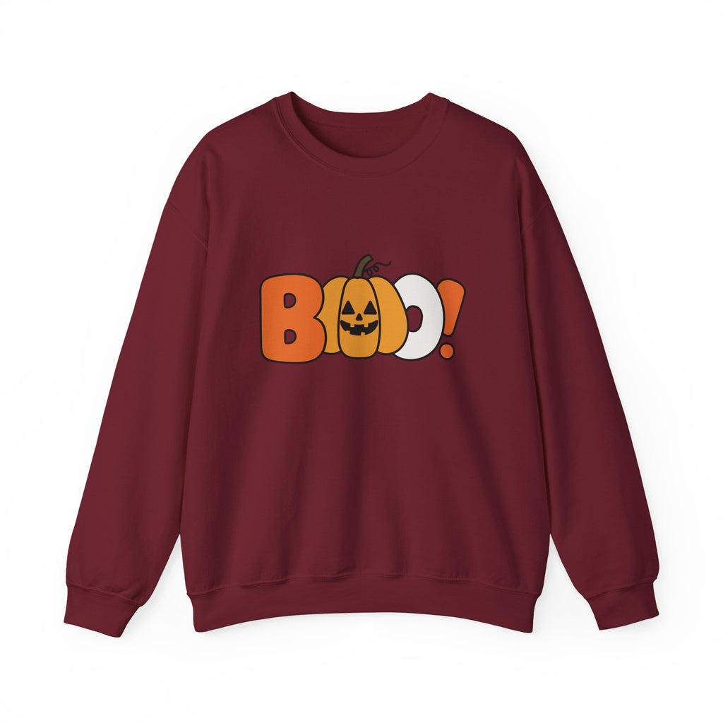 Halloween 'Boo!' Pumpkin Crewneck Sweatshirt